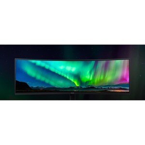 Samsung S49A950UIU 124,5 cm (49 Zoll) UW-Dual QHD Gekrümmter Bildschirm Quantum-Dot-LED LCD-Monitor - 32:9 Format - Schwar