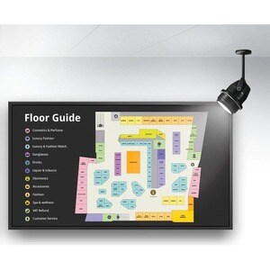 Samsung QM55B 1397 mm LCD Digital Signage Display - Cortex A72 1.70 GHz - 3840 x 2160 - LED - 500 cd/m² - 2160p - USB - HD
