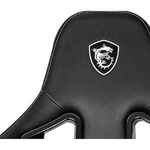 MSI MAG CH130 X Gaming Chair - Steel, PVC Leather, Polyurethane, Foam - Black