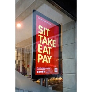 AllSee Slimline Pro PF22HD9 22" LCD Digital Signage Display - 24 Hours/7 Days Operation - In-plane Switching (IPS) Technol