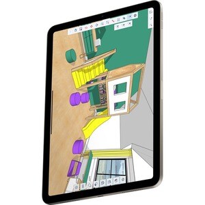 Apple iPad Air (5th Generation) 平板 - 27.7 cm (10.9") - Apple M1 - 8 GB - 256 GB 存储 - 星光色 - M1 八核（8 核） - 2360 x 1640 - 面内交换