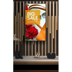 Samsung QH43B 109.2 cm (43") LCD Digital Signage Display - 24 Hours/7 Days Operation - Vertical Alignment (VA) - 3840 x 21