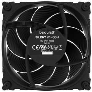 be quiet! Silent Wings 4 Kühllüfter - Kühler, Hülle - 120 mm Maximum Fan Diameter - 1 x Fan(s) - 130,31m³/h Maximum Airflo