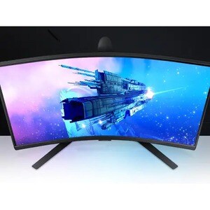 Samsung Odyssey G6 S27BG650EU 27" Class WQHD Curved Screen Smart Gaming LCD Monitor - 16:9 - Black - 68.6 cm (27") Viewabl
