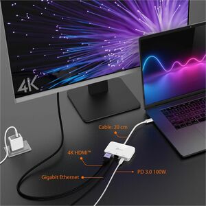 USB-C TO 4K HDMI ETHERNET ADAPTER