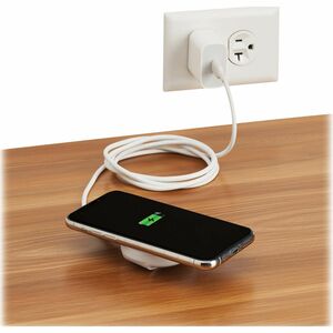 Eaton Tripp Lite Series 15W MagSafe Wireless Charger for iPhone 16-12 - Apple MFI Certified, Fast Charging Pad with Adjust