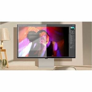 Samsung ViewFinity S9 S27C902PAU 27" Class Webcam 5K LCD Monitor - 16:9 - Silver - 68.6 cm (27") Viewable - In-plane Switc