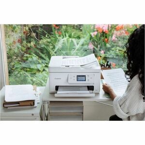 Canon PIXMA TS7650i Wireless Inkjet Multifunction Printer - Colour - White - Copier/Printer/Scanner - 1200 x 1200 dpi Prin