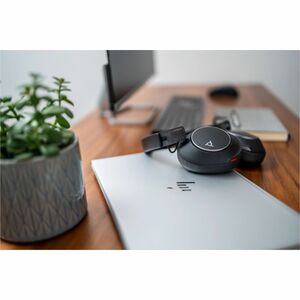 Poly Voyager Surround 80 UC Kabel/Kabellos Über das Ohr, Kopfbügel, Auf den Ohren Stereo Headset - Schwarz - Microsoft-Tea