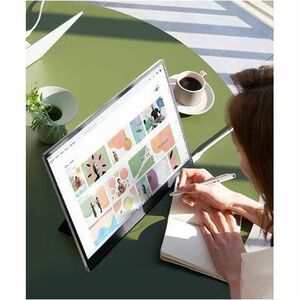 LG gram +view 16MR70 16" Class WQXGA LCD Monitor - 16:10 - Silver, Black - 16" Viewable - In-plane Switching (IPS) Technol