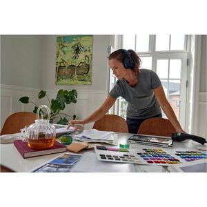 Poly Voyager Surround 80 UC Kabel/Kabellos Über das Ohr, Kopfbügel, Auf den Ohren Stereo Headset - Schwarz - Microsoft-Tea