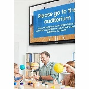 Samsung WA75D 4K UHD LCD Collaboration Display - Infrared (IrDA) - Touchscreen - 3840 x 2160 - 400 cd/m² - 1,200:1 Contras