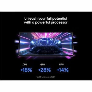 Samsung Galaxy Tab S10+ SM-X820 Tablet - 12.4" WQXGA+ - MediaTek Dimensity 9300+ (MT6989) Octa-core - 12 GB - 512 GB Stora