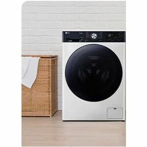 Lavatrice LG F4R7509TSWB Caricamento Frontale 9 kg - Bianco - Funzione vapore - 1400 Velocità centrifuga (rpm) - Smart Con