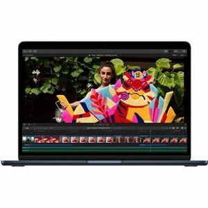Apple MacBook Air MC7X4HN/A 34.54 cm (13.60") Notebook - Apple M2 - 16 GB - 256 GB SSD - English (US) Keyboard - Midnight 