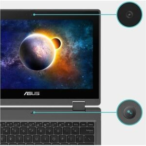 Asus BR1100F BR1100F-C41XA-3Y 29.5 cm (11.6") Touchscreen Rugged Convertible 2 in 1 Notebook - HD - Intel Celeron N4500 - 
