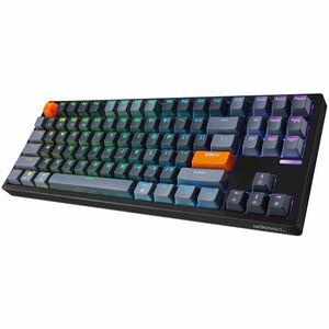 Adesso EasyTouch 1100 Keyboard - Wired/Wireless Connectivity - Bluetooth/RF - 2.40 GHz - USB Interface - RGB LED - 88 Key(