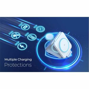 j5create JUPW3215W-N Induction Charger - White - 1 - For iPhone, Qi-enabled Device - Qi2 Certified, Magnetic, Fast Chargin