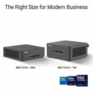 Asus NUC 15 Pro RNUC15CRHU700000I Barebone System - Mini PC - Socket BGA-2049 - 1 x Processor Support - 1 x Intel Core Ult