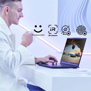 MSI Stealth A16 AI+ Stealth A16 AI+ A3XWIG-076US 16" Copilot+ PC Gaming Notebook - QHD+ - 240 Hz - AMD Ryzen AI 9 HX 370 -