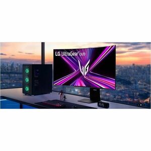 LG UltraGear 45GX900A-B 45" Class UW-QHD Curved Screen Gaming OLED Monitor - 21:9 - 44.5" Viewable - OLED - 3440 x 1440 - 