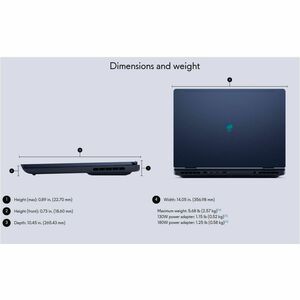 Alienware 16 Aurora AC16250 40.64 cm (16") Gaming Notebook - WQXGA - 120 Hz - Intel Core 7 Series 2 240H - 16 GB - 1 TB SS