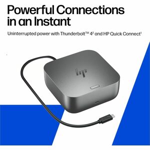 HP Ultra G6 Thunderbolt 4 Docking Station for Desktop PC, Mobile Workstation - Charging Capability - 230 W - TAA Compliant