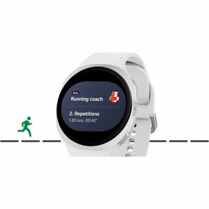 Samsung Galaxy Watch8 SM-L330 Smart Watch - 46 mm Case Height - 43.70 mm Case Width - Silver Case Color - White Band Color