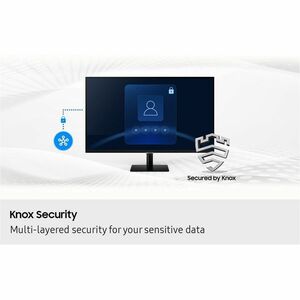 Samsung S32FM700UU 32 Zoll Class 4K UHD Smart-LCD-Monitor - 16:9 Format - Schwarz - 81,3 cm (32 Zoll) Viewable - Vertical-