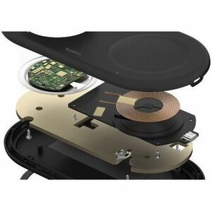 Belkin UltraCharge Induktionsladegerät - Schwarz - für Qi2-fähiges Gerät, iPhone, AirPod, Smartwatch, Smartphone - Eingang