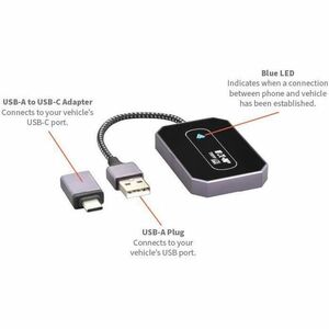 Eaton U264-001-AND Wireless Auto Adapter - Black