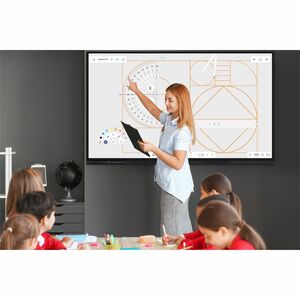 Optoma Creative Touch 3863RK 2184.40 mm 4K UHD LCD Collaboration Display - Cortex A72 + A53 - 8 GB - Infrared (IrDA) - Tou