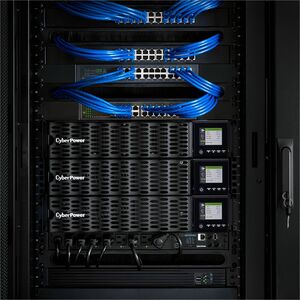 CyberPower OL2K2RTHD Smart App Online UPS Systems - 2200VA/1800W, 100 - 125 VAC, NEMA 5-20P, 2U, Rack / Tower, Sine Wave, 