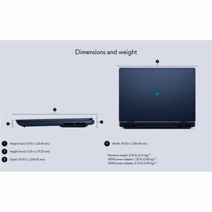Alienware 16X Aurora AC16251 40,6 cm (16 Zoll) Gaming-Notebook - WQXGA - 240 Hz - Intel Core Ultra 9 275HX - 64 GB - 4 TB 