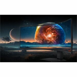 Samsung Odyssey G9 S49CG950EU 49 Zoll Klasse Dual Quad HD (DQHD) Gekrümmter Bildschirm Gaming-LED-Monitor - 32:9 Format - 