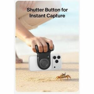 Belkin Stage PowerGrip CTA006 Lade-Kameragriff/Powerbank - Dunkelgrau - USB - Batterie - Tragbar