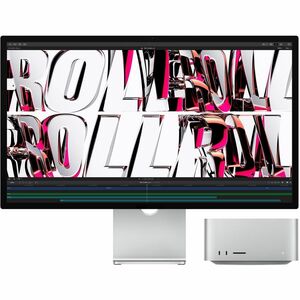 Apple Studio Display 27" Class Webcam 5K LCD Monitor - 68.6 cm (27") Viewable - 5120 x 2880 - 1 Billion Colors - 600 cd/m²