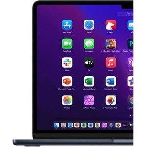 MacBook Air 13 M5 avec CPU 10 cœurs et GPU 10 cœurs, 16 Go, 1 To SSD - Minuit (Alimentation secteur non inclus)