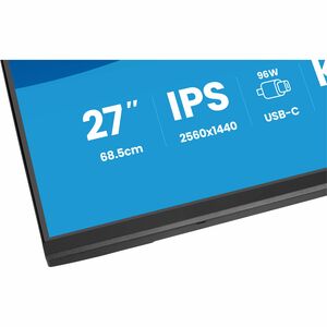 iiyama ProLite XB2797QSNPH-B1 27" Class Webcam WQHD LED Monitor - 16:9 - Matte Black - 68.6 cm (27") Viewable - In-plane S