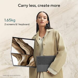 Asus ZenBook Duo UX8407 UX8407AA-SN388WOA 35.6 cm (14") Touchscreen Detachable Copilot+ PC 2 in 1 Notebook - WQXGA+ - 144 