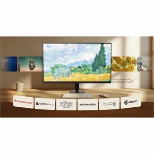 LG UltraFine 32U701SB-B 32" (81.3 cm) Class 4K UHD Smart LCD Monitor - 32" (81.3 cm) Viewable - 3840 x 2160 - Speakers - T