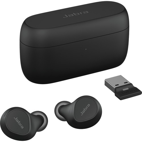 Auricular Jabra Evolve2 True Wireless Auricular Estéreo - Negro - Binaural - Intrauditivo - 2000cm - Bluetooth - 20Hz a 20