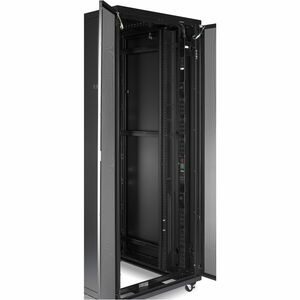 APC by Schneider Electric NetShelter SV 42U Rack Cabinet - 482.60 mm Rack Width - Black - 459.94 kg Dynamic/Rolling Weight