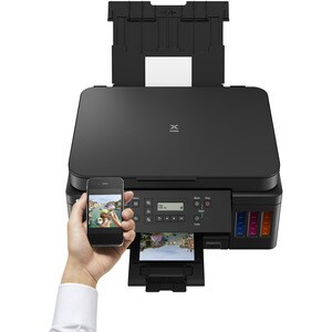 Canon PIXMA G6050 Sem fios Impressora multi-funcional de jato de tinta - Cor - Copiadora/Impressora/Scanner - 4800 x 1200 
