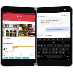 Microsoft Surface Duo 256 GB Smartphone - 20,6 cm (8,1 Zoll)AMOLED2700 x 1800 - Qualcomm Kryo 485Single-Core 2,84 GHz - 6 