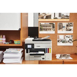 Canon MAXIFY GX7050 Kabellos - Tintenstrahl-Multifunktionsdrucker - Farbe - Mehrfärbig - Kopierer/Fax/Drucker/Scanner - 60