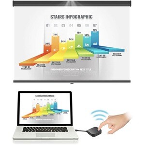 BenQ InstaShow WDC10HC Dualband Wi-Fi 5 IEEE 802.11ac 867 Mbit/s Wireless Presentation Gateway - 5 GHz, 2,40 GHz - 2 x Ext