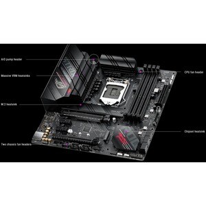 Asus ROG Strix B560-G GAMING WIFI Desktop Motherboard - Intel B560 Chipset - Socket LGA-1200 - Intel Optane Memory Ready -