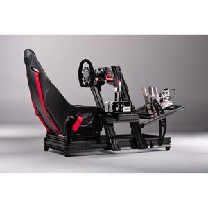 Next Level Racing F-GT Elite Formula & GT Aluminum Profile Simulator Cockpit - Front & Side Mount - For Gaming