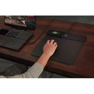 HP 鼠标垫 - 3.8 毫米 x 899.9 毫米 x 399.8 毫米 尺寸 - 黑 - 橡胶 - 防滑